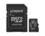 Secure Digital Micro Kingston 128GB SDXC Canvas Select Plus cl10 UHS-I V10 150MB Read A1 со адаптер