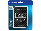 Надворешен HDD 2,5" 4TB USB 3.0 Verbatim Store n Go Black