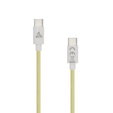 Кабел USB тип-C до тип-C 1м 60W SBOX жолт