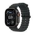 Apple Watch Ultra 3 Cellular 49mm црно титаниумско куќиште со Black Ocean лента