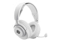 Слушалки SteelSeries Arctis Nova 5X Безжични слушалки за игри со поништување на бучава RGB USB-C ClearCast микрофон во бели бои