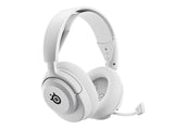 Слушалки SteelSeries Arctis Nova 5X Безжични слушалки за игри со поништување на бучава RGB USB-C ClearCast микрофон во бели бои