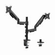Monitor Desktop Stand Gembird MA-DA2P-02 for 2 Monitors Black