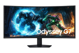 Монитор 40" Samsung LS40FG750EUXEN Odyssey G7 G75F за игри, закривен, 5120x2160, HDMI, DP, USB, 1ms, 180Hz
