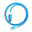Cable USB 2.0 AM to Type-C 1m Platinet LED Blue