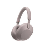 Слушалки Sony WH-1000XM5P Bluetooth со поништување на бучава и микрофон во чадена розова боја