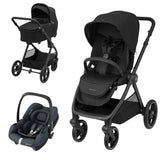 Maxi Cosi Oxford+ Twillic Black+CabrioFix i-Size Essential Graphite