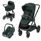 Maxi Cosi Oxford+ Twillic Green+CabrioFix i-Size Essential Green