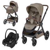 Maxi Cosi Oxford+ Twillic Truffle+CabrioFix i-Size Essential Black