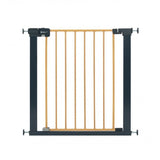 Safety 1st Ограда Easy Close Metal со ефект на дрво
