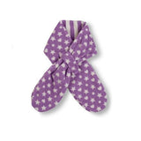 Sterntaler purple scarf with stars