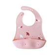 VIB Bear Silicon Bib Bear Pink