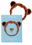 I DEW CARE Brown Bear Headband