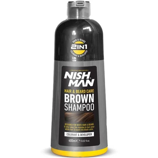 NISHMAN Brown Shampoo 2in1