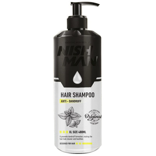 Nishman Hair Shampoo Anti-Dandruff 480ml