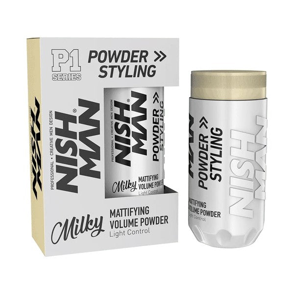Nishman Powder Hair Styling Wax Milky – 20 g