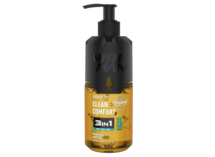 NISHMAN Shower Gel CLEAN COMFORT 3in1
