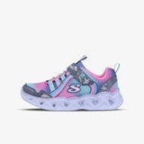 Skechers Heart Lights - Rainbow Lux