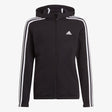 adidas ESSENTIALS 3 STRIPES дуксер од руно со патент по цела должина