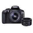 CANON DSLR EOS 2000D BK 18-55IS +50 1.8S 