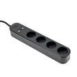 Gembird Smart Surge заштитник со USB полнач 