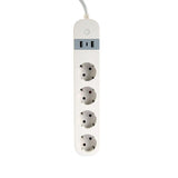 Gembird Smart Surge заштитник со USB полнач 