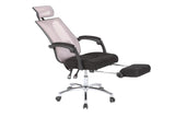 Office chair RELAX with footrest mesh ( BLACK )