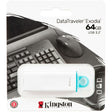 Kingston 64GB USB 3.2 Gen1 DataTraveler Exodia Бела 