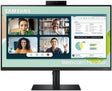 SAMSUNG S24A400VEU 24" Full HD рамен монитор од серијата S40VA со веб-камера 