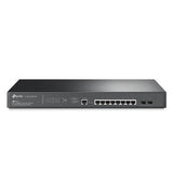 TP-Link TL-SG3210XHP-M2 JetStream 8-портен 2.5GBASE-T и 2-портен 10GE SFP+ L2+ управуван прекинувач со 8-портен PoE+ 
