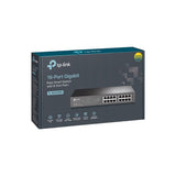 TP-Link TL-SG1016PE 16-портен гигабитен паметен прекинувач со 8-портен PoE+ 