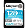 Kingston 128GB SDXC Canvas Go Plus 170MB/s Read UHS-I 