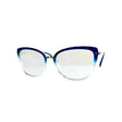 Two Circles Fancy Blue Color - Blue Light and UV Protective Glasses