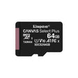 Kingston 64GB microSDHC Canvas Select 100R CL10 UHS-I картичка без адаптер 