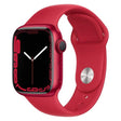 Apple Watch S7 GPS 41mm Red Aluminium Case with Red Sport Band - Regular