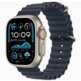 Apple Watch Ultra 2 GPS + Cellular 49mm титаниумско куќиште со сина океанска лента 