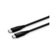 Philips Phil-DLC5206C/00 USB-C до USB-C премиум и синхронизиран кабел за полнење со плетенка 
