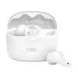 JBL TUNE BEAM Безжични слушалки со поништување на бучава во бела боја 