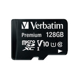 VERBATIM MICRO SDXC 128GB PREMIUM ВКЛ. АДАПТЕР КЛАСА 10