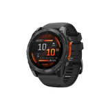 GARMIN fenix 8 AMOLED Slate grey Black silicone band 51 mm