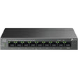 LiteWave LS109P 9-портен 10/100 Mbps десктоп свич со 8-портен PoE+ 