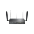 TP-Link ER706W-4G Omada 4G+ Cat6 AX3000 Gigabit VPN рутер 