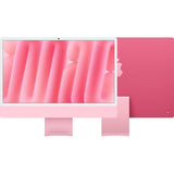 Apple iMac 24" ( PINK ) - Процесор:Apple M4 chip with 10-core CPU / GPU 10-core