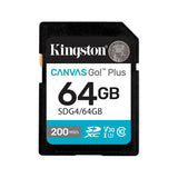 Kingston 64GB SDXC Canvas Go Plus 200/100 MB/s Читање/Запишување 