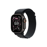 Apple Watch Ultra 3 Cellular 49mm Black Titanium Case with Black Alpine Loop - Smallmf0q4se/a