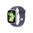 Apple Watch S11 GPS 42mm сребрено алуминиумско куќиште со виолетова магла спортска лента - S/M