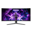 AOC WQHD Agon PRO AG346UCD 34-инчен ултра широк закривен QD OLED монитор за игри 