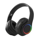 Слушалки за напојување D812-LED (црни) 