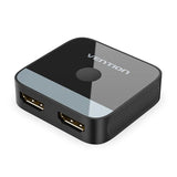VENTION 2-Portен HDMI Двонасочен 4K преклопник Црн ABS Тип