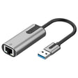 VENTION USB-A на Gigabit Ethernet адаптер 0,15M, сив, тип од алуминиумска легура